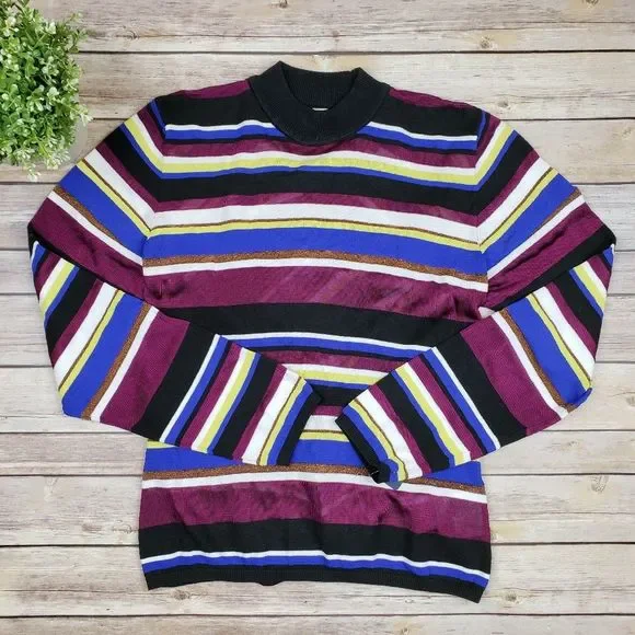 Rachel Roy XXL Victorian Stripe Sweater - Picture 3 of 7